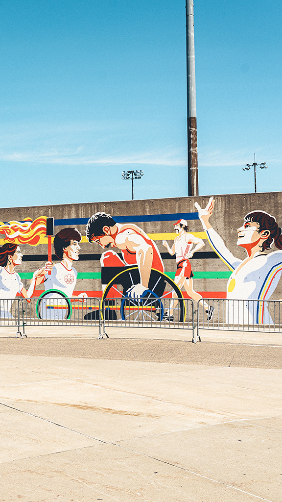 Murale – L’héritage olympique : entre excellence et transmission